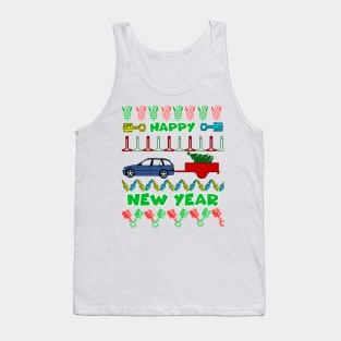 Merry chrismas, car guy, car enthusiast merry chrismas (e46 m3 e91) Tank Top